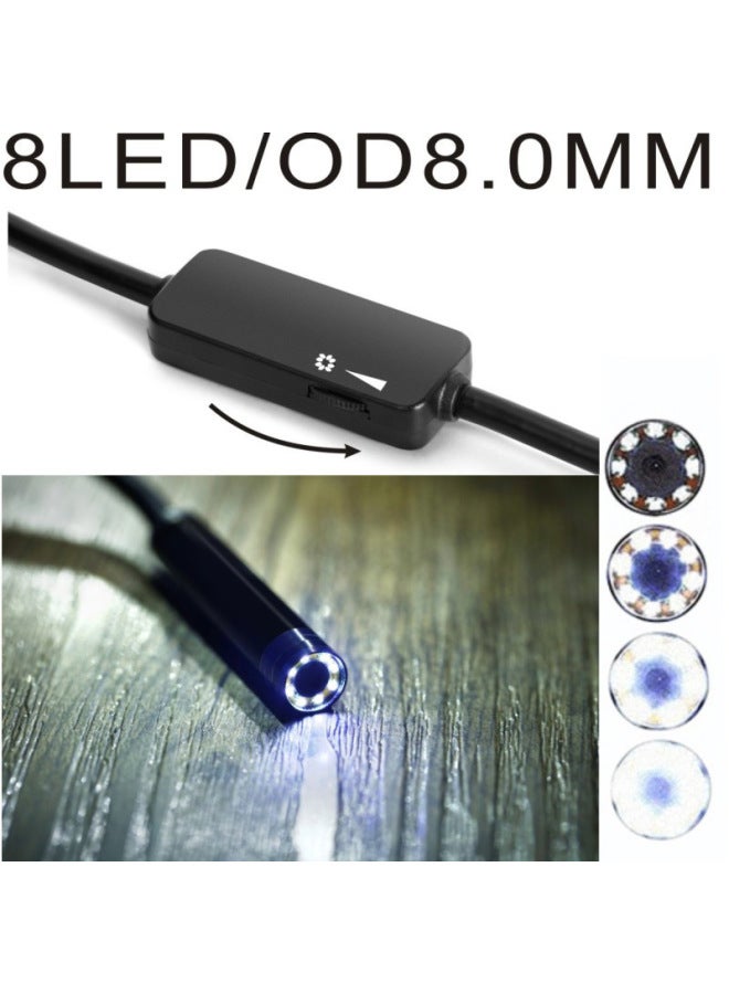1200p Ultra-clear Endoscope Suitable For Android Wifi Mobile Phones 8mm Wireless Endoscope Digital Camera-Color:3.5 M Flexible Cord - Image 4