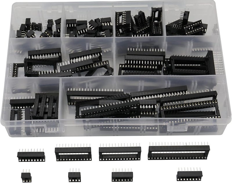 Raogoodcx مجموعة محولات مقابس IC DIP 110 قطعة 2.54 مم - Image 3