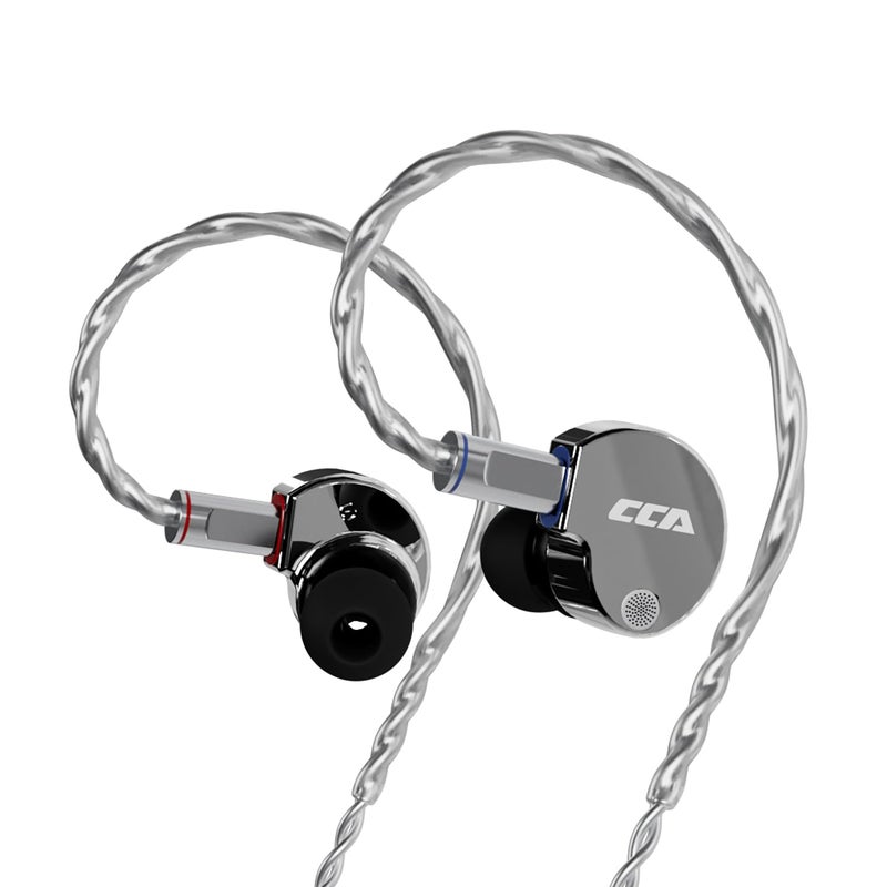 CCA Phoenix in-Ear Monitor Headphones, Dual-Magnet Dynamic Driver IEM with HiFi Clear Sound & Deep Bass, Full-Metal Professional Gaming Earbuds for Musicians, Singers, and Audiophiles(3.5mm Plug) - Image 1