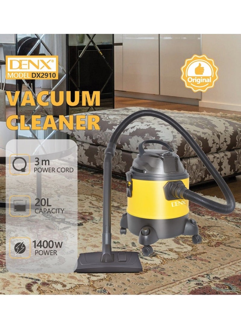 Denx A powerful deep cleaning vacuum cleaner with multiple attachments for ease of use and efficient performance. Designed for cleaning dry and wet surfaces. Featuring high suction power and a high-speed motor, it is suitable for cleaning dry dirt and spilled liquids. - Image 5