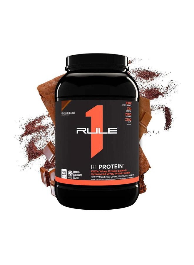Rule 1 Proteins بروتين واي عزل R1 - مع 25 جرام بروتين و 6 جرام BCAA حصريًا من مصادر معزولة ومحللة لاستعادة الطاقة بعد التمرين (5 أرطال*، بسكويت وكريمة) - Image 2