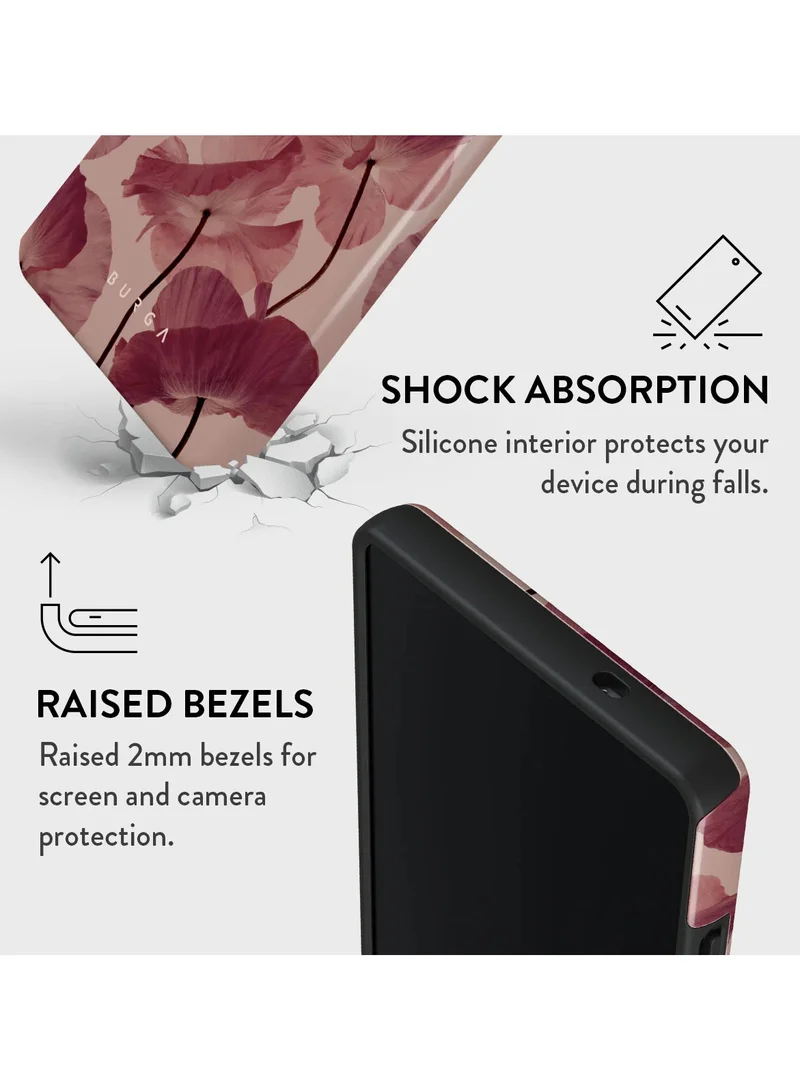 BURGA Samsung Galaxy S25 Ultra Mobile Phone Case Hybrid 2 Layer Hard Shell Silicone Protective Case, Scratch Resistant Shockproof Cover,Tender