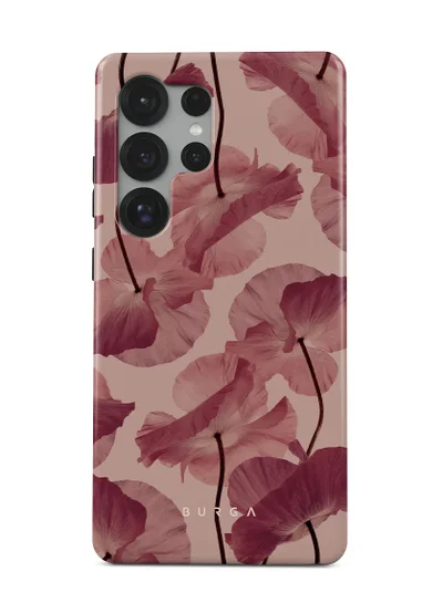 BURGA Samsung Galaxy S25 Ultra Mobile Phone Case Hybrid 2 Layer Hard Shell Silicone Protective Case, Scratch Resistant Shockproof Cover,Tender
