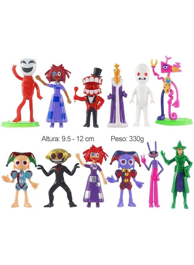 12 Pieces The Amazing Digital Circus Toy Action Figures Collection PVC Action Figures Set Circus Toy Figures - Image 2