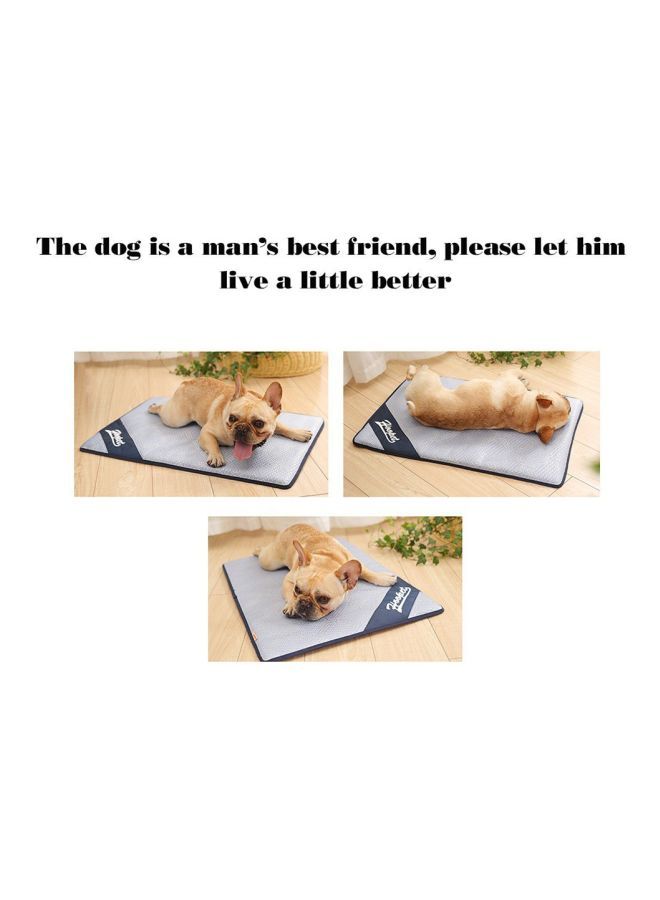 إسكدنيا بساط تبريد صيفي للحيوانات الأليفة أزرق L - Image 5