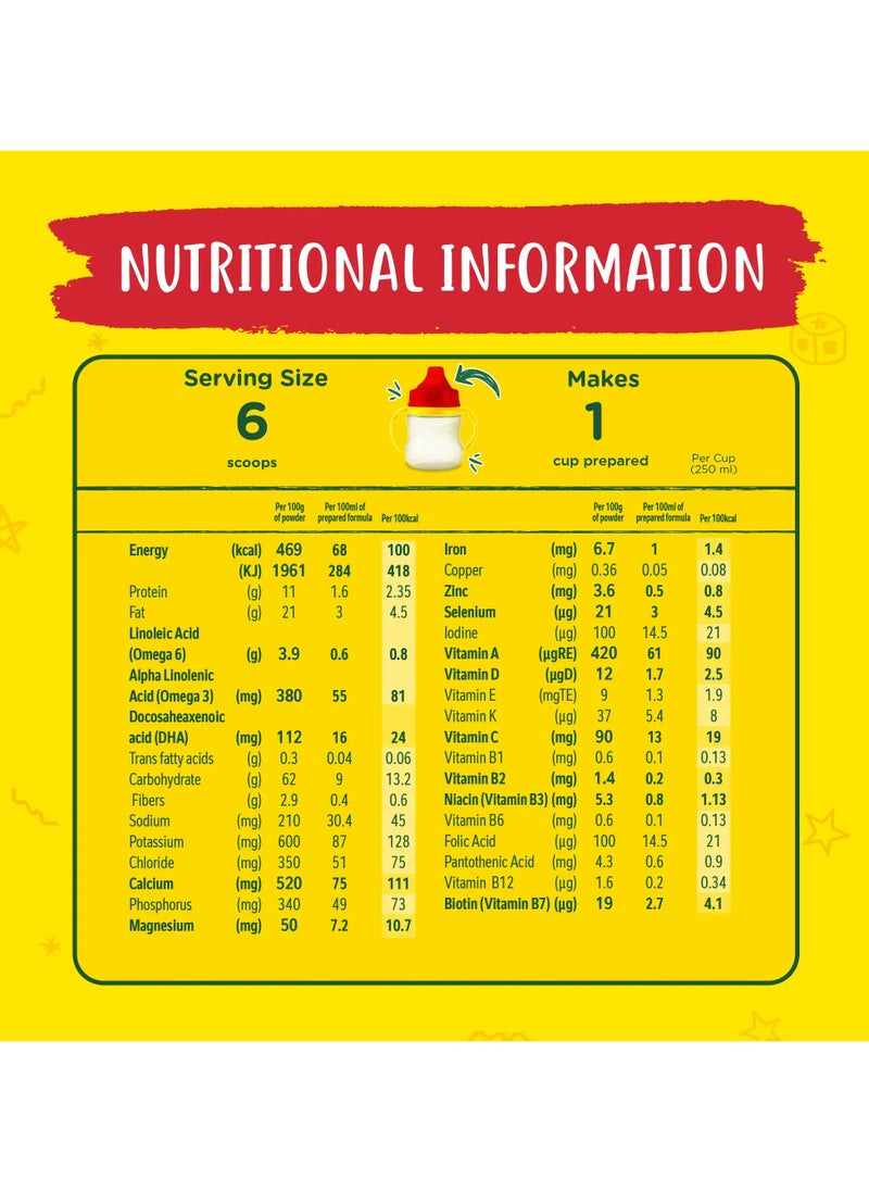 Nido baby milk (1) plus from 1 to 3 years 1800 g