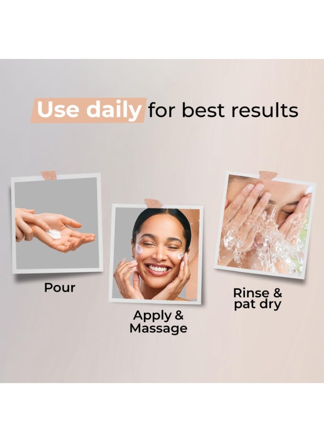 Kaya Clinic Soothing Face Cleanser | Gentle, Hydrating Daily Cleanser for Sensitive & Oily Skin | Dermatologist Developed | 22 Years Expertise | Mild, Soap-Free Formula | 100ml - Image 4