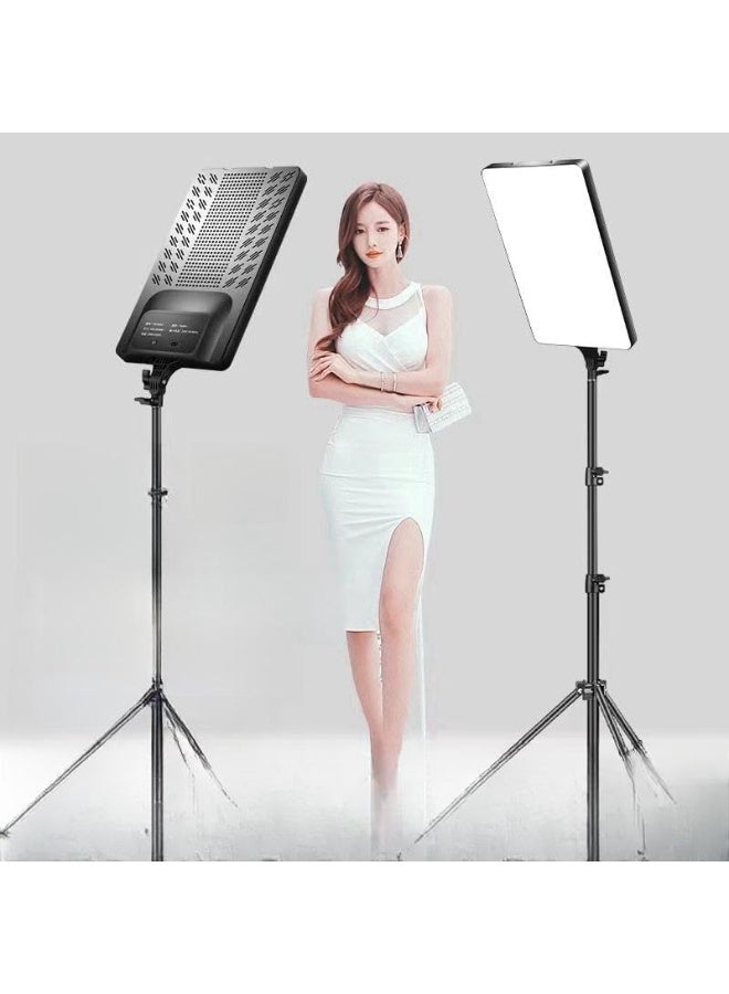 Soft LED Video Light Panel 100W – Adjustable Color Temperature 2700K–5700K, CRI 95+, with Remote Control – Ideal for Studio Photography, Video Recording, Conferencing, and Streaming  - Image 4