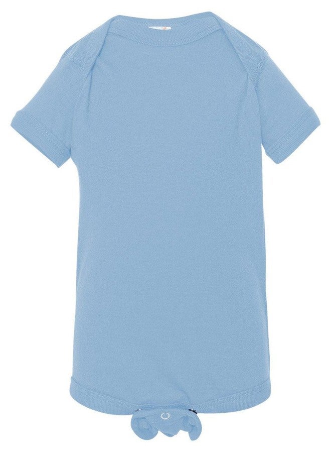 Rabbit Skins Infant Fine Jersey Bodysuit 24MOS Light Blue - Image 3