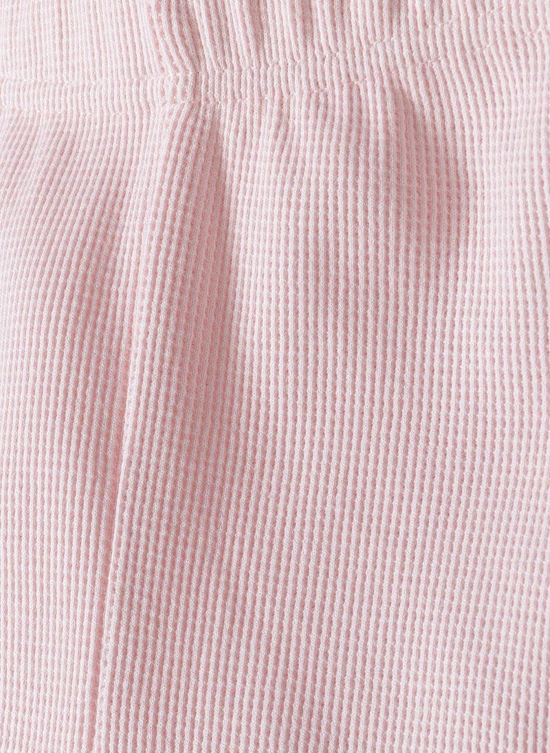 MINOTI Kids Girls' Ribbed Classic Leggings With Stretch Waist - Image 4