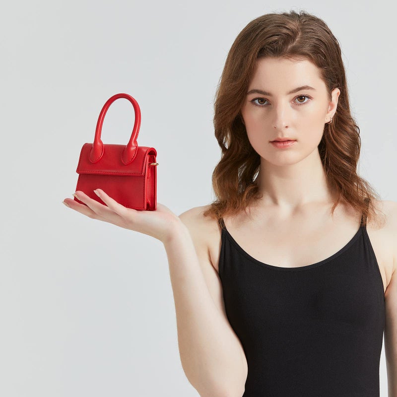 CATMICOO CATMICOO Mini Purse for Women, Mini Bag with Crocodile Pattern  - Image 3