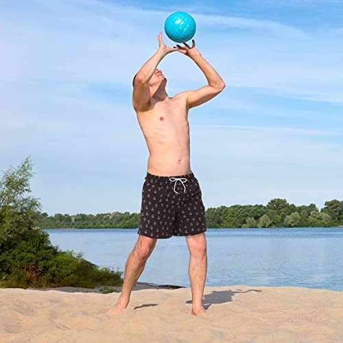 FEIXIANG Mens Quick Dry Swim Trunk with Breathable Mesh Lining Beach Shorts with Pockets Black - Image 5