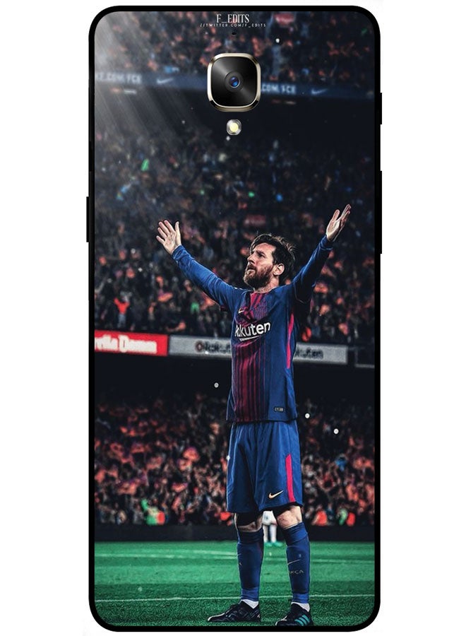 EYE CATCH Protective Case Cover For OnePlus 3 Smart Series Printed Protective Case Cover for OnePlus 3 Messi - Image 1