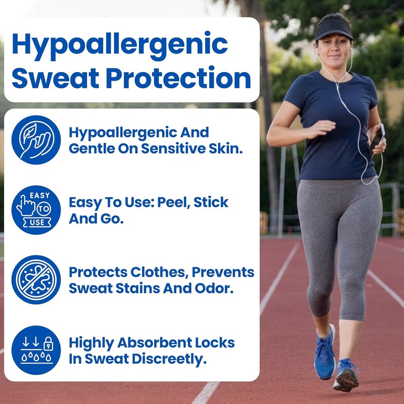 Kleinert's Underarm Sweat Pads - 24 Premium Quality Absorbent Dress Shields for Men and Women - Image 2
