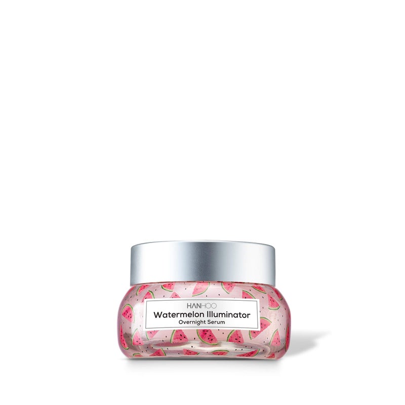 Hanhoo Watermelon Illuminator Overnight Serum Nourishing and Hydrating Formula Watermelon and Apple Extract 169 fl oz