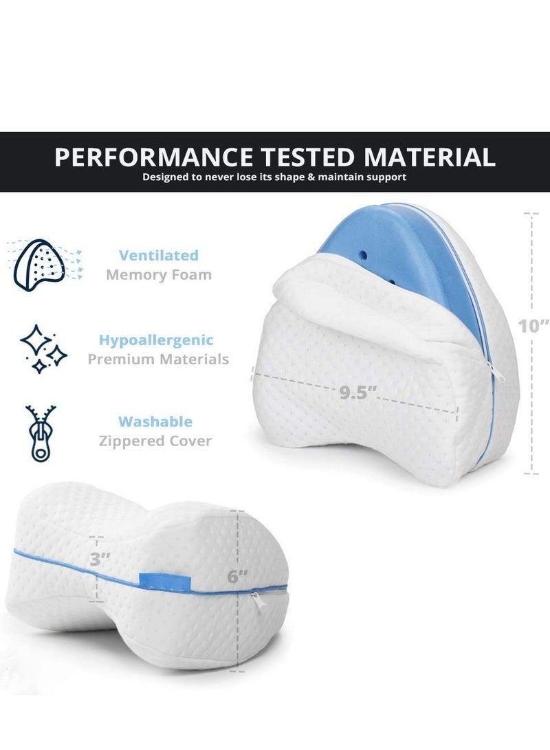 Contour Foam Leg & Knee Support Pillow – Pain Relief for Sciatica, Back, Hip, and Knee Pressure - Image 5