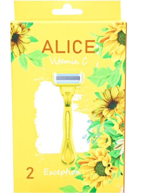 Alice Exception 2 Razors With Vitamin C