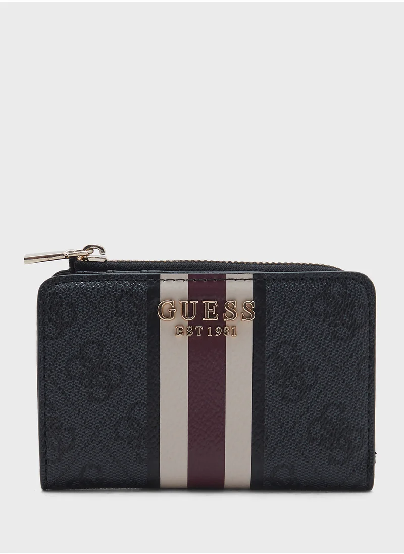 GUESS Laurel Slg Zip Arnd Card Holder