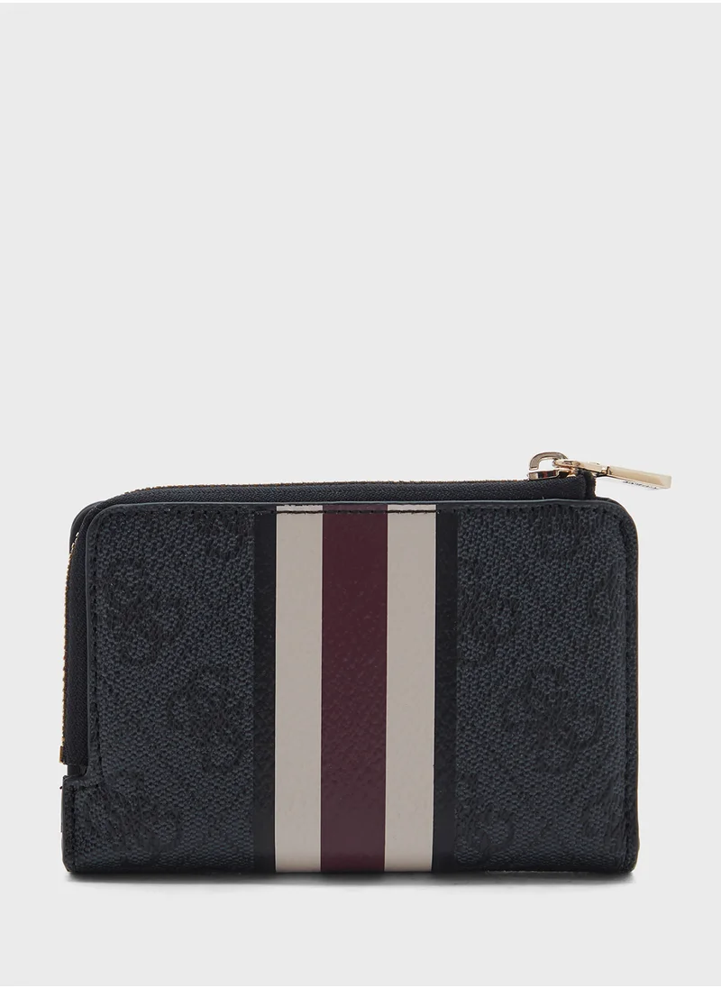 GUESS Laurel Slg Zip Arnd Card Holder
