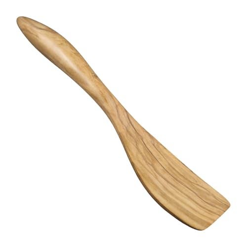 Berard French Olive Wood Small 12-1/2-Inch Handcrafted Wood Spatula, Terra Collection - Image 4