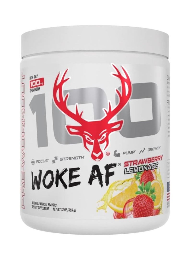 WOKE AF Pre-Workout 100 Series 30 Servings Strawberry Lemonade - pzsku/Z84318D7369F538140CC3Z/45/_/1728135544/3b0ce5c6-9448-4067-834a-903f1872672d