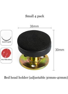 Realfrog Adjustable bed frame threaded anti-sway fixer, bed frame anti-sway tool, headboard stopper, bedside anti-sway telescopic support stabilizer, for bed cabinet sofa 30-40mm  - Image 5