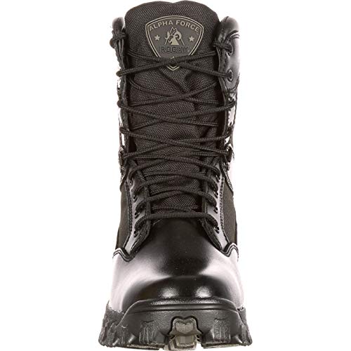 ROCKY Alpha Force Waterproof Public Service Boot, Black, Size 10.5(WI) - Image 5