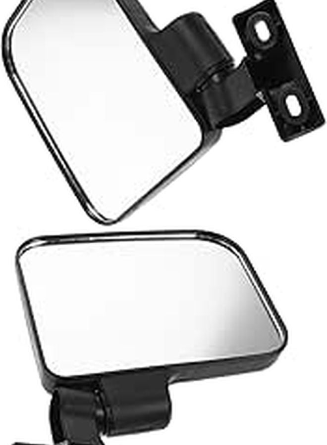Universal Wide Angle Anti Glare Rear View Mirror Pair For Passenger Cars And Trucks - Image 1