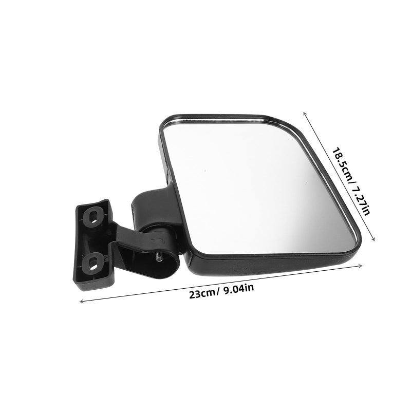 Universal Wide Angle Anti Glare Rear View Mirror Pair For Passenger Cars And Trucks - Image 3