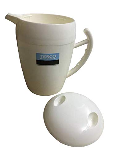 Tesco Tesco Insulated Plastic Jug Pitcher with Lid and Handle - Made in Thailand, Double Walled- Good for Hot & Cold Beverages-1.5Litres Jumbo Size - Image 4