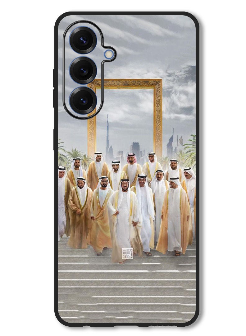 Theodor Case Compatible with Samsung Galaxy A26 Protection Shockproof Bumper Cover Dubai Rulers - Image 1