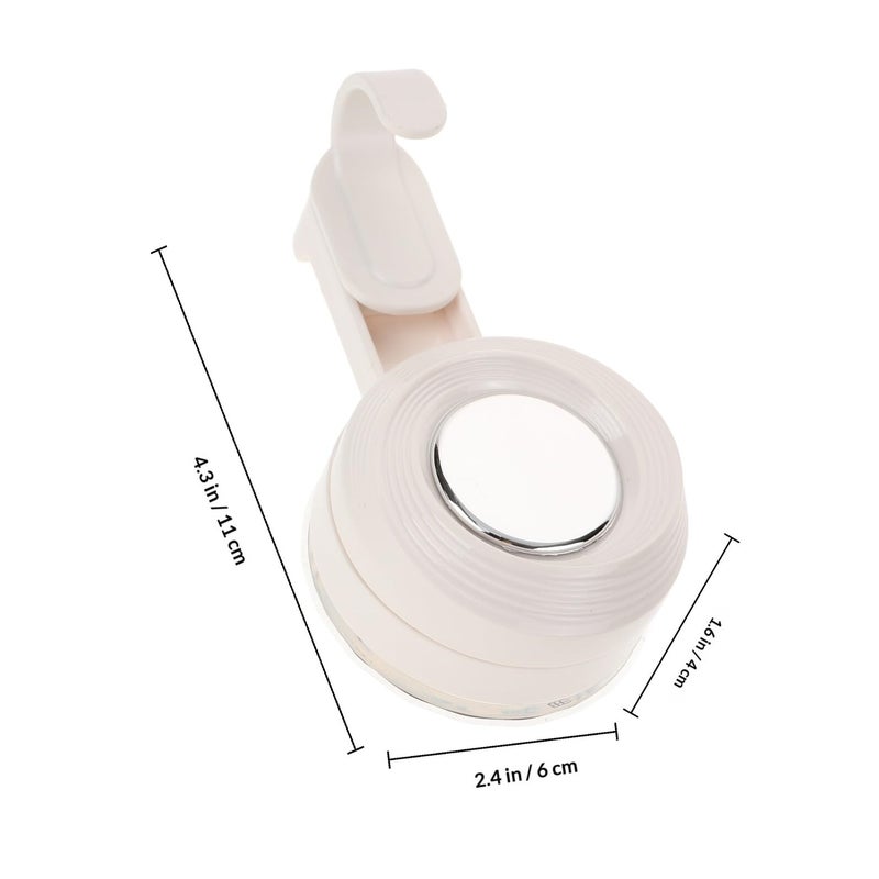 Heavy Duty Rotating Suction Cup Hooks Cream Color Strong Adhesion Towel Robe Holder - Image 3