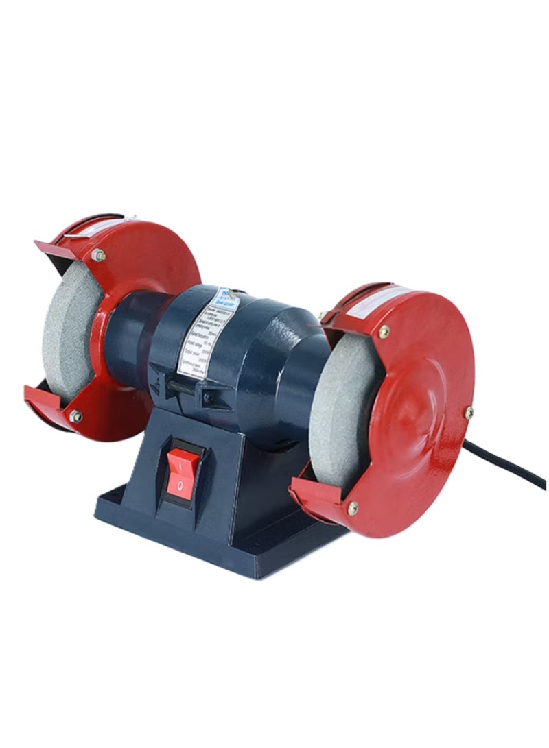 makute 125mm Bench Grinder, 250W Induction Motor, Heavy Duty Cast Iron Base, 3000 RPM for Sharpening, Deburring, Rust Removal, and Metal Polishing, SIST-125  - Image 1