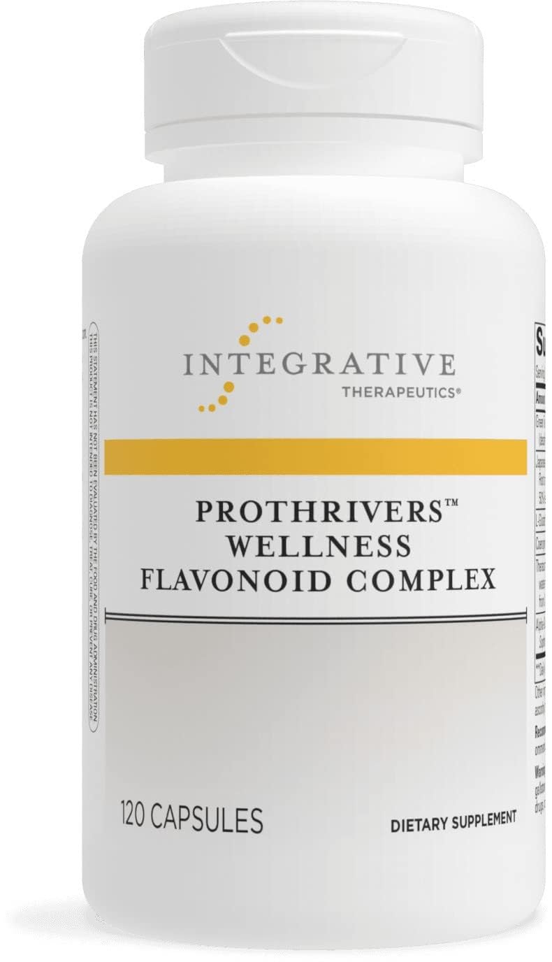 Integrative Therapeutics ProThrivers Wellness Flavonoid Complex Supports Healthy Antioxidant Pathways With CoQ10 Curcumin Extract Green Tea Extract and LGlutathione Dairy Free 120 Capsules