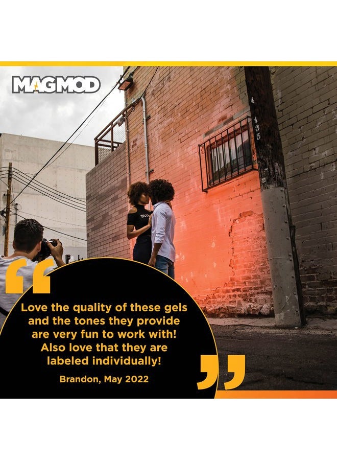 MAGMOD Pro Creative Gels | Flash Modifier Light Gels | New and Improved Color Modifiers | Modular Magnetic Camera Accessories | Set of 6 Light Filters - Image 5