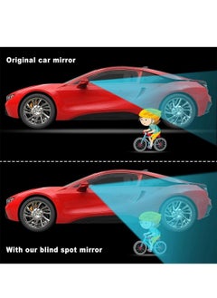 RATSAW Car Blind Spot Mirrors 2PCS HD Convex Glass Adjustable and Rotatable Wide Angle Mirrors for Side Rearview Mirrors Enhance safety  Eliminate Blind Spots and Improve Visibility for All Vehicles  - Image 5