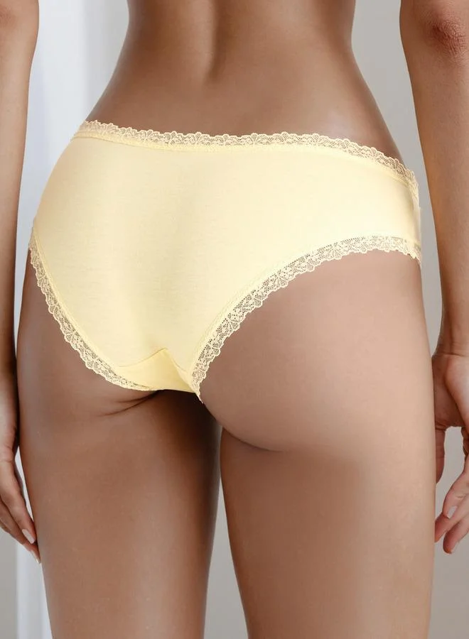 Splash FAV Bikini Briefs with Lace Trim