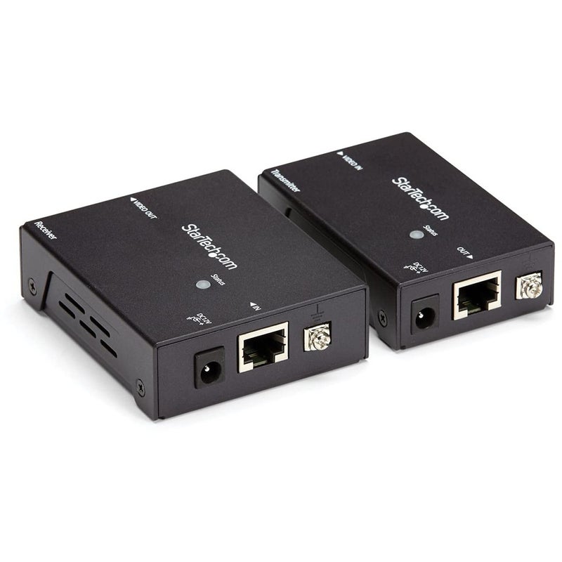 StarTech.com HDMI over CAT5e / CAT6 Ethernet Extender w/ HDBaseT, 4K@115ft, 1080p@230ft, HDMI Video Transmitter/Receiver Kit, TAA - Image 1