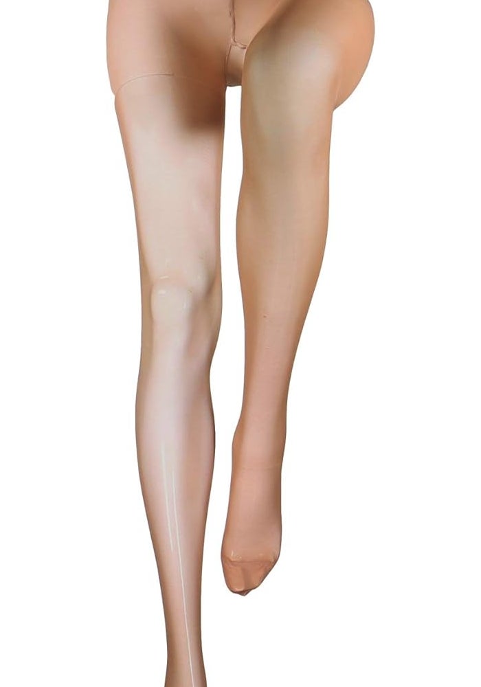 Truform 1775 Ladies Fashion Support Hose - Beige Tall Compression Tights - Image 3