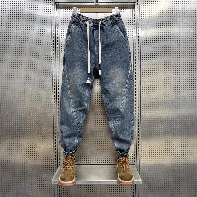 Unisex Classic Denim Jeans Loose Fit Daily Outdoor Wear - Image 2