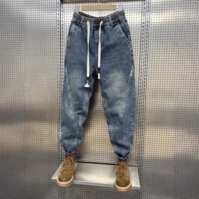 Unisex Classic Denim Jeans Loose Fit Daily Outdoor Wear - Image 4