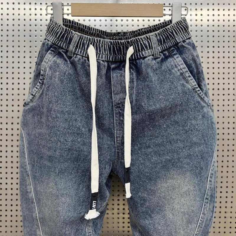 Unisex Classic Denim Jeans Loose Fit Daily Outdoor Wear - Image 5