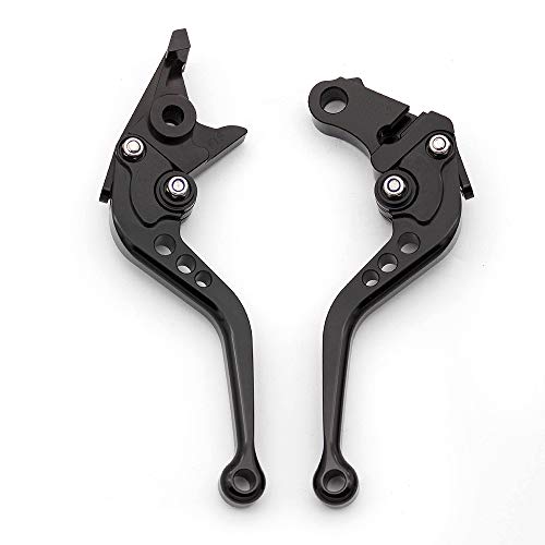 NICEDOLL CNC ATV Clutch Brake Levers Compatible with YFM700 Raptor 700R 2008-2023, YFZ450 YFZ450R YFZ450X 2008-2020, YFM250 Raptor 2008-2013, Raptor 125 YFM125R 2011-2013 Short Adjustable - Image 3