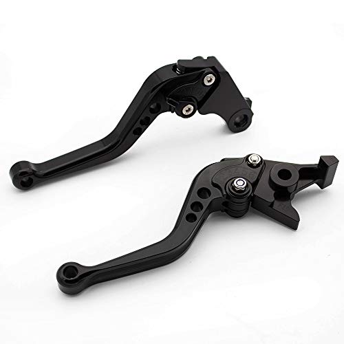 NICEDOLL CNC ATV Clutch Brake Levers Compatible with YFM700 Raptor 700R 2008-2023, YFZ450 YFZ450R YFZ450X 2008-2020, YFM250 Raptor 2008-2013, Raptor 125 YFM125R 2011-2013 Short Adjustable - Image 1