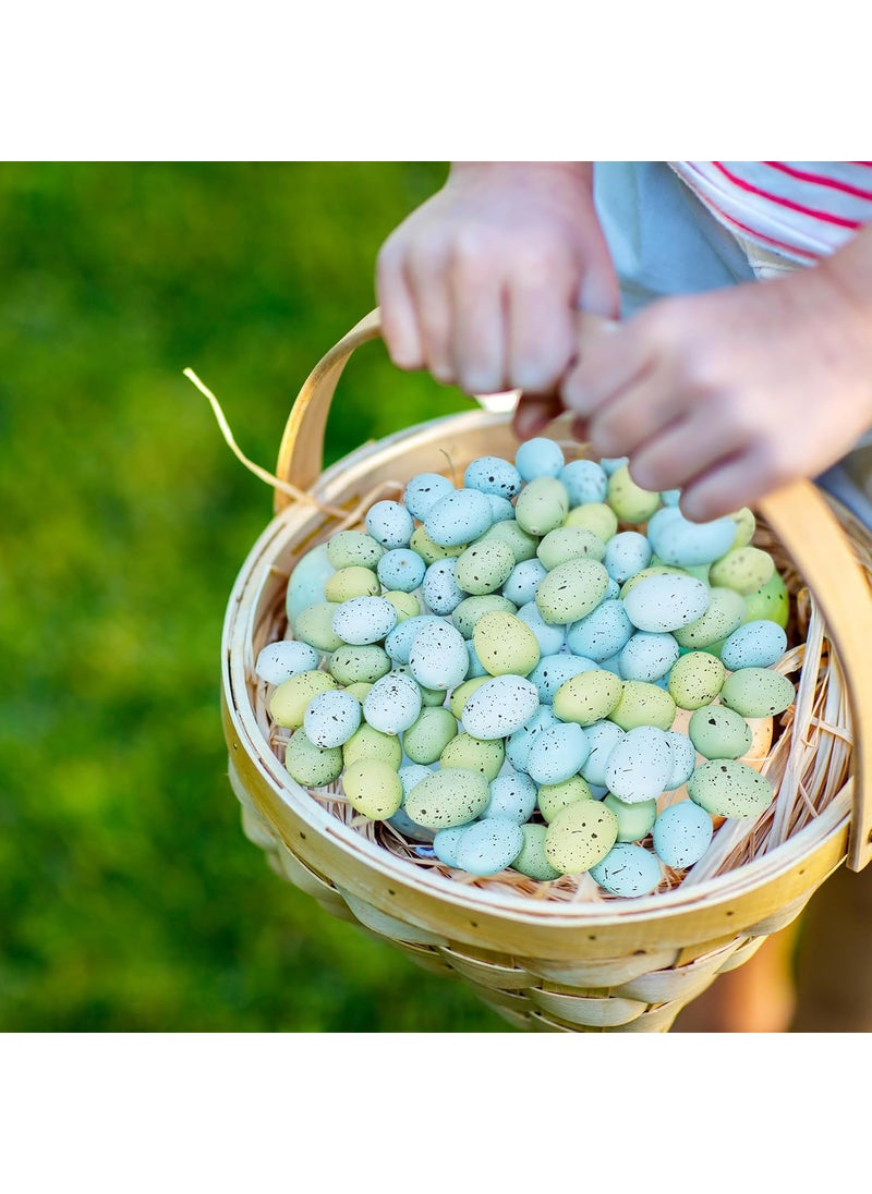 Winlyn Winlyn 120 Pcs Easter Eggs Artificial Speckled Green Blue Foam Eggs Decorative Eggs 112 for Easter Party Neutral Spring Home Bowl Fillers Wreath Decor DIY Craft Projects  - Image 3