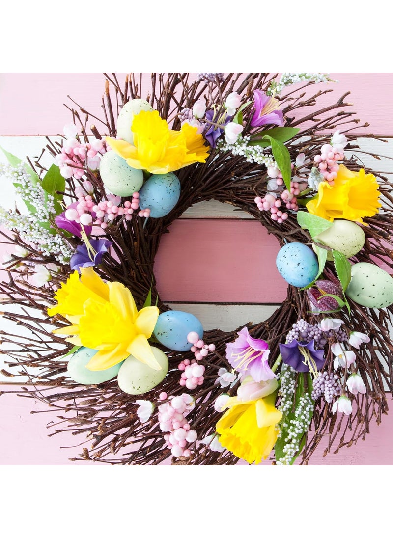 Winlyn Winlyn 120 Pcs Easter Eggs Artificial Speckled Green Blue Foam Eggs Decorative Eggs 112 for Easter Party Neutral Spring Home Bowl Fillers Wreath Decor DIY Craft Projects  - Image 5