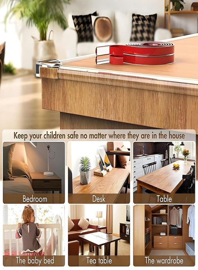 CLOSAL® Edge Protector, Baby Proofing Edge Protector Strip for Baby, Child Proof Table Edge Protectors Guards Safety Bumper Cover for Furniture Desk Crib Gate Bed Wall Soft Silicone (5 Meter) - Image 4