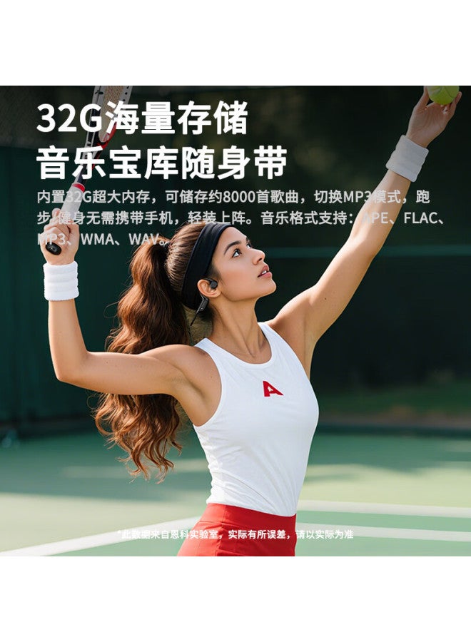 Enkor X9 Bone Conduction Bluetooth Earphones Sports Running Cycling Ipx6 Waterproof Sweatproof Open-ear Wireless Earphones 32gb Memory Mp3 Mode