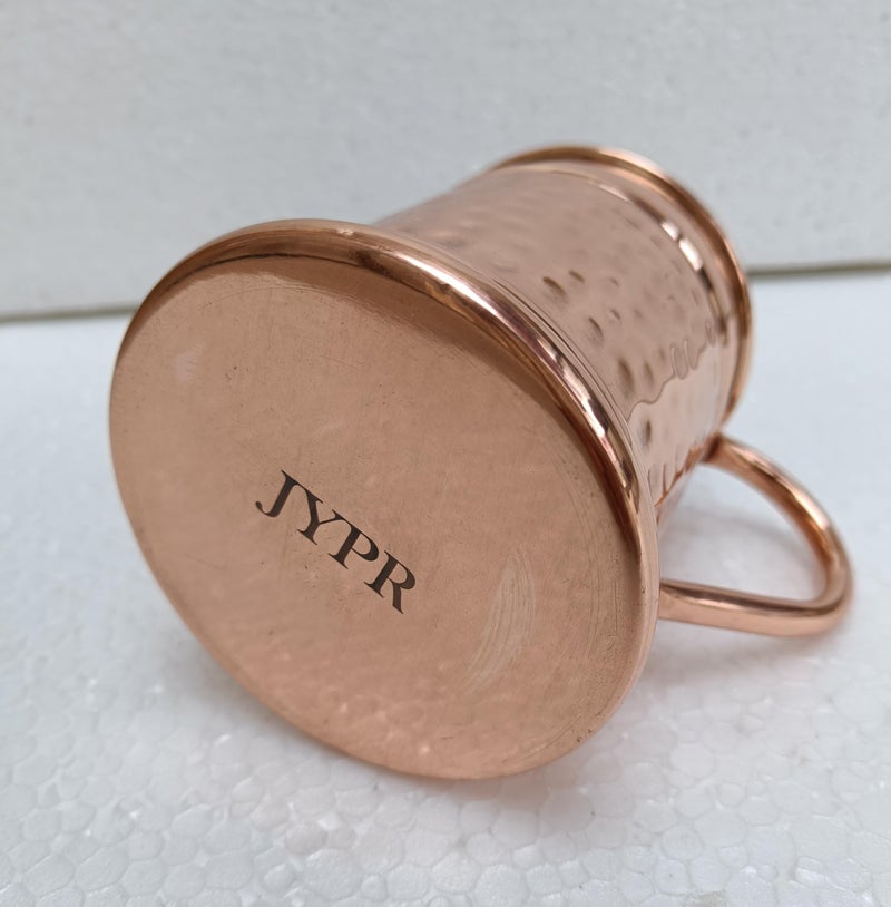 JYPR Hammered Moscow Mule Copper Mug | Handcrafted 100% Pure Copper Cup | Large 22 Oz Tankard Beer Stein | Keeps Drinks Chilled Longer | Best Gift - Perfect For Moscow Mules - Image 5