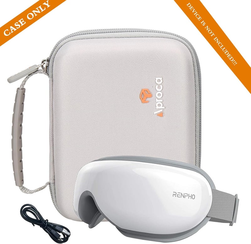 Aproca Aproca Grey Hard Travel Storage Protective Case for RENPHO Eyeris 1 Eye Massager Heated Eye Mask  - Image 5